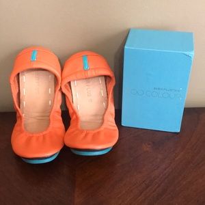 Buer Plus Classics Too Colour Orange ballet Flats -Not Tieks but similar